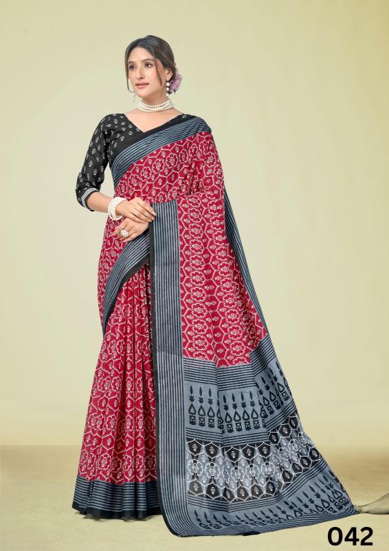 Lakhani cotton printed surat wholesale saree shop